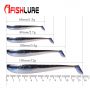 AR61 65mm/1.5g Double Colors T Tail Soft Lure