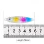 LJ05 5.8cm/20g Metal Fishing Jig with Feather Hooks