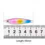 LJ05 5.5cm/20g Metal Fishing Jig with Feather Hooks