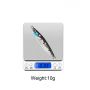 LJ06 5.5cm/10g Metal Fishing Jig Lure with Feather Hooks