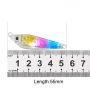 LJ02 5.5cm/15g Metal lures with Feather Hooks