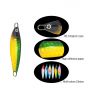 LJ05 5.5cm/20g Metal Fishing Jig with Feather Hooks