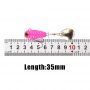 SP03 3.5cm/31.5g Pupa type Spinner Lure with Rotation Spoon Sequins