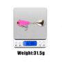 SP03 3.5cm/31.5g Pupa type Spinner Lure with Rotation Spoon Sequins
