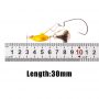 SP02 3cm/14.5g Lead Head with Crank Hooks