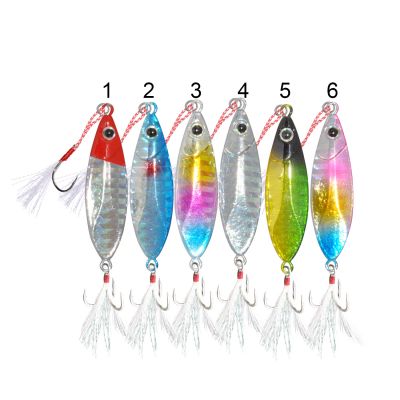 LJ01 5cm/13.5g Metal Jig Fishing Lure with Hooks