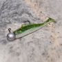 AR38 Double Colors TPR Material T Tail Soft Lure