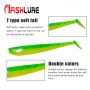 AR64 130mm/12.5g Double Colors T Tail Soft Lure