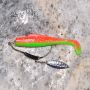 AR38 Double Colors TPR Material T Tail Soft Lure