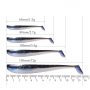 AR64 130mm/12.5g Double Colors T Tail Soft Lure